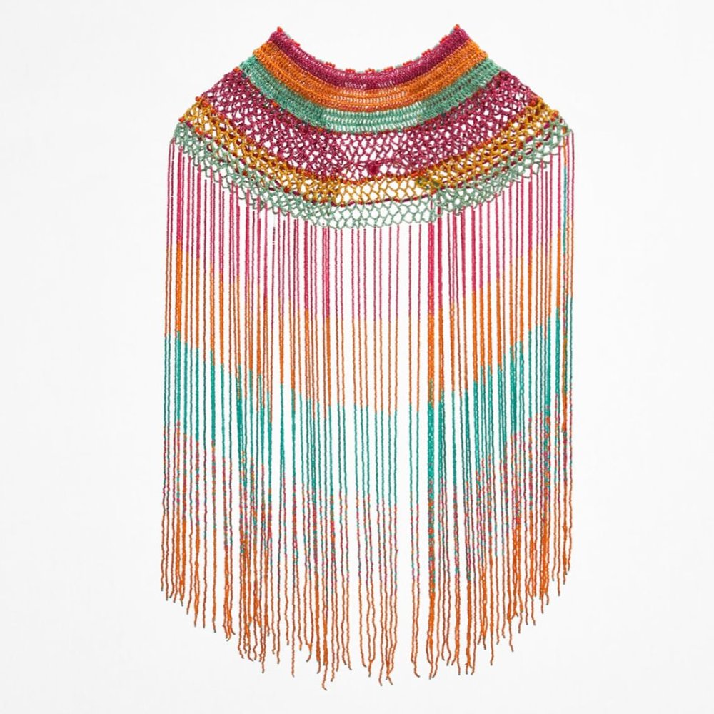 Zara Beaded Crochet Top NWT - Picture 2 of 4